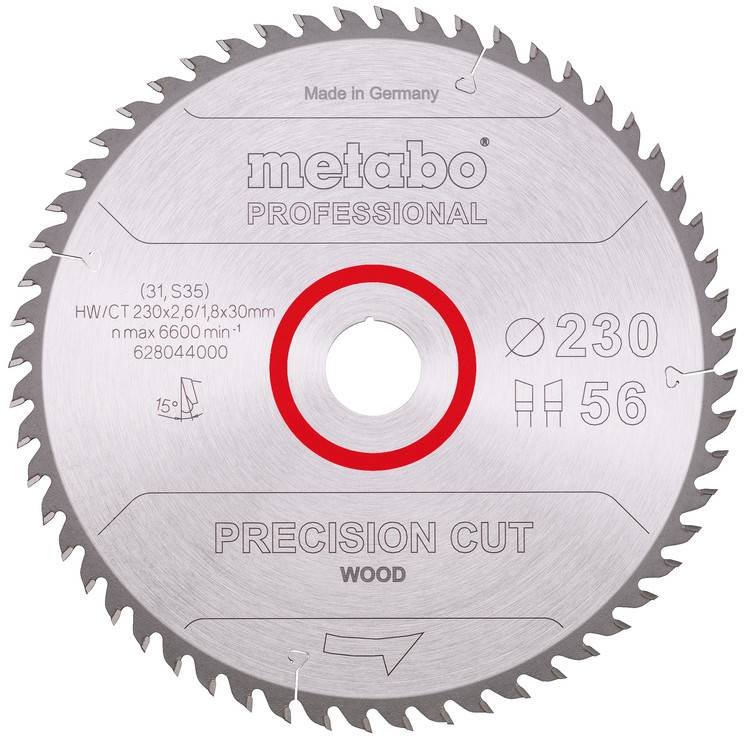 Metabo 628044000 Lame de scie circulaire 230 mm 1 pc(s)