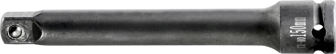 Une rallonge noire pour clé à douille d'une longueur de 150 mm.