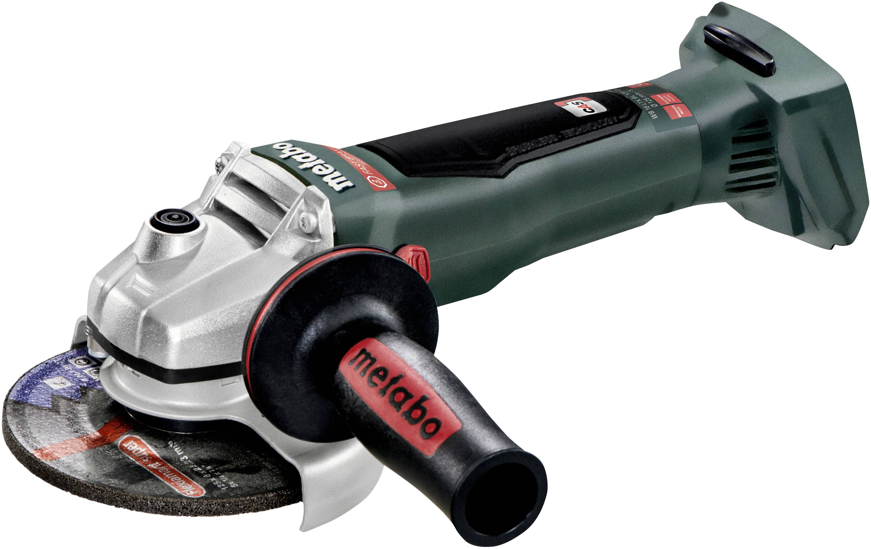 Meuleuse d'angle sans fil Metabo WB 18 LTX BL 125 Quick 613077850 18 V