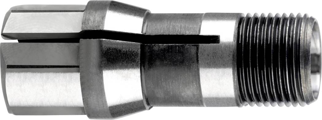 Insertions cylindriques métalliques filetées avec rainures longitudinales et filetage de vis. Utilisées dans la construction mécanique et la fabrication.