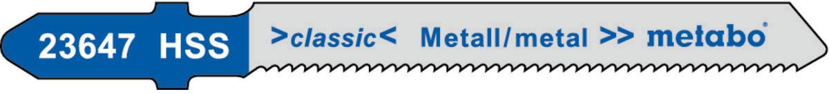 Metabo 623647000 5 lames de scie sauteuse Metabo, métallique 51 5 pc(s)