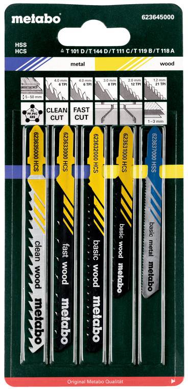 Metabo 623645000 Assortiment de lames de scie Metabo 2 1 pc(s)