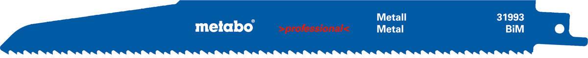 Metabo 631993000 Metabo 5 lames de scie sabre, métal 225 5 pc(s)