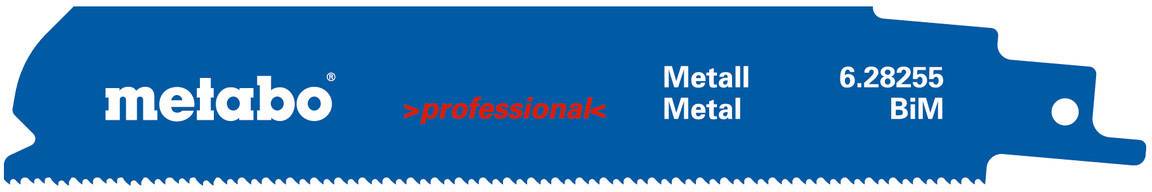 Metabo 628255000 Metabo 5 lames de scie sabre, métal 150 5 pc(s)