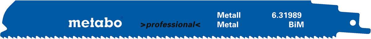 Metabo 631989000 Metabo 5 lames de scie sabre, métal 225 5 pc(s)