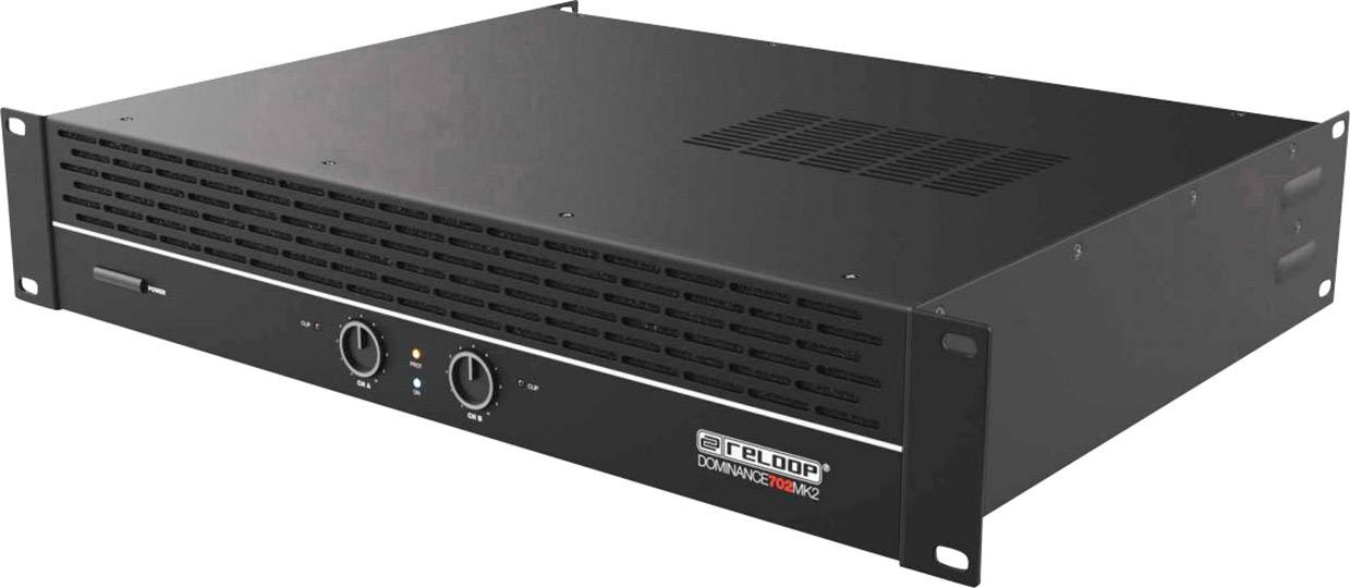 Reloop Dominance 702 MK2 Amplificateur PA Puissance RMS par canal à 4 ohms: 180 W