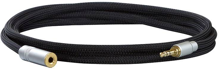 Dynavox 207378 audio Rallonge [1x Jack femelle 3.5 mm - 1x Jack mâle 3.5 mm] 1.50 m noir