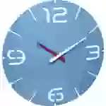 Horloge murale TFA Dostmann 60.3536.14 radiopiloté(e) 35 cm x 3.5 cm bleu ciel Horloge murale TFA Dostmann 60.3536.14 radiopiloté(e) 35 cm x 3.5 cm bleu ciel