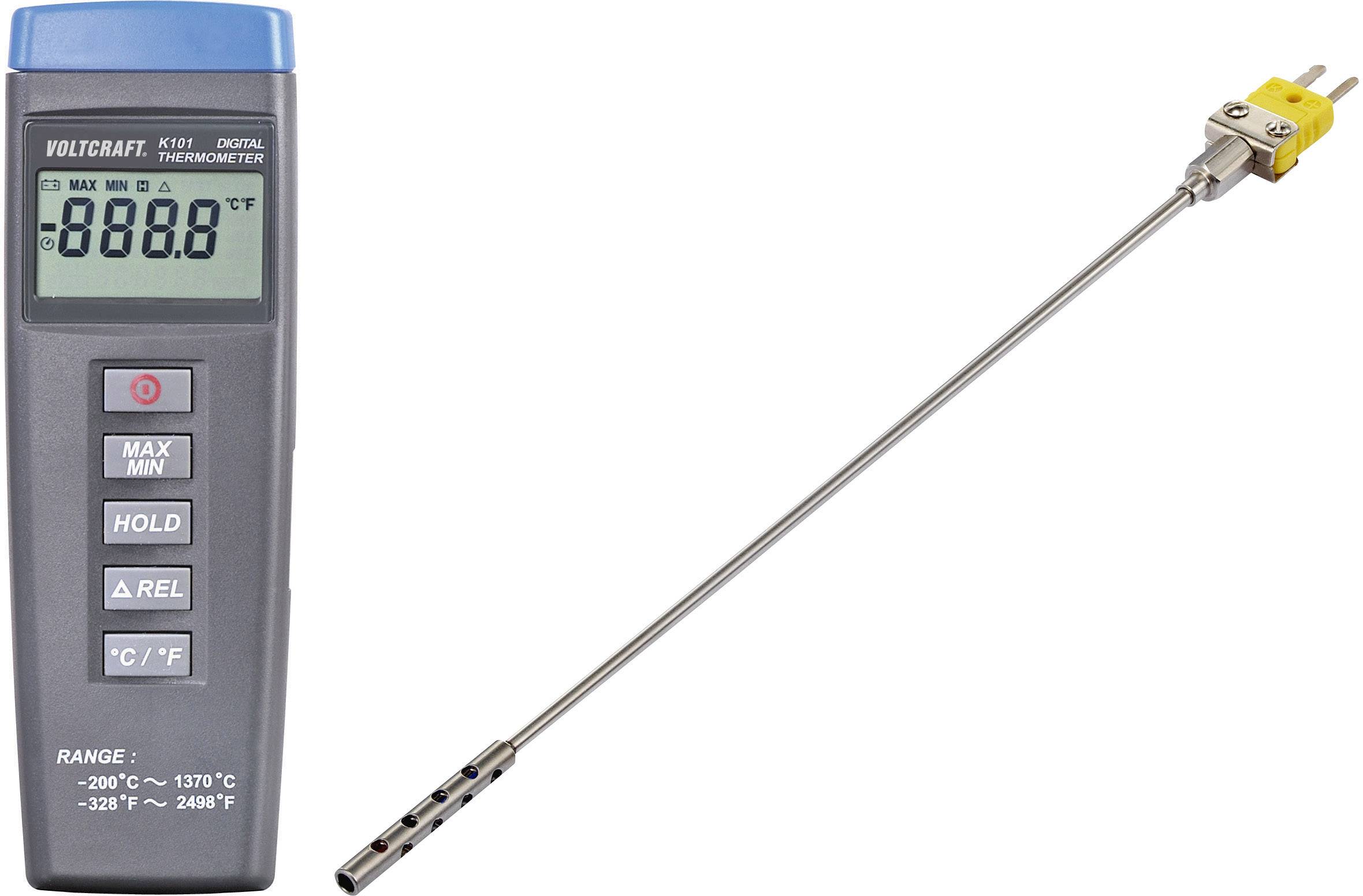 VOLTCRAFT K101 + TP 201 Appareil de mesure de température sonde K