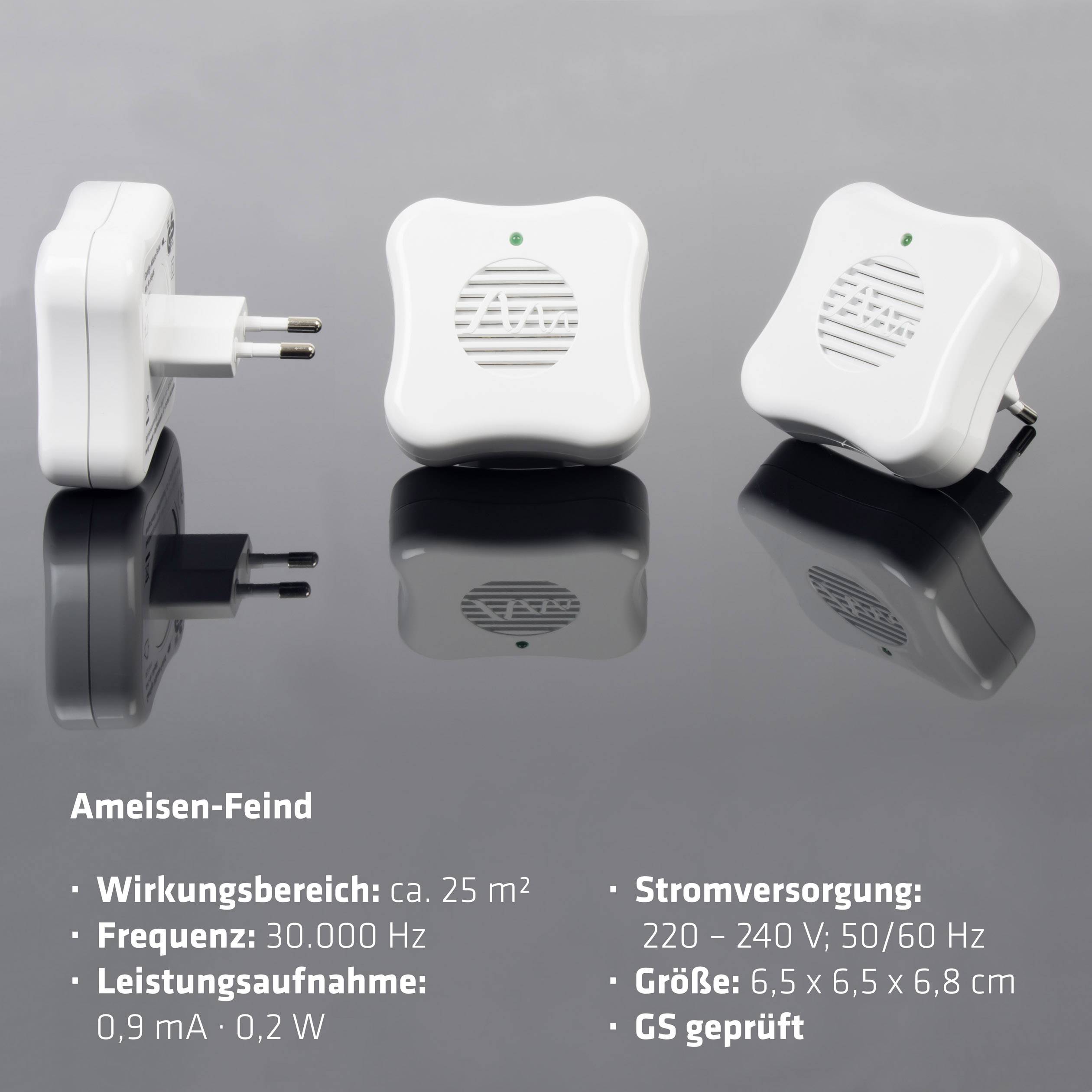 Répulseur d'insectes Gardigo 66988 (l x H x P) 65 x 65 x 68 mm blanc 1 pc(s)