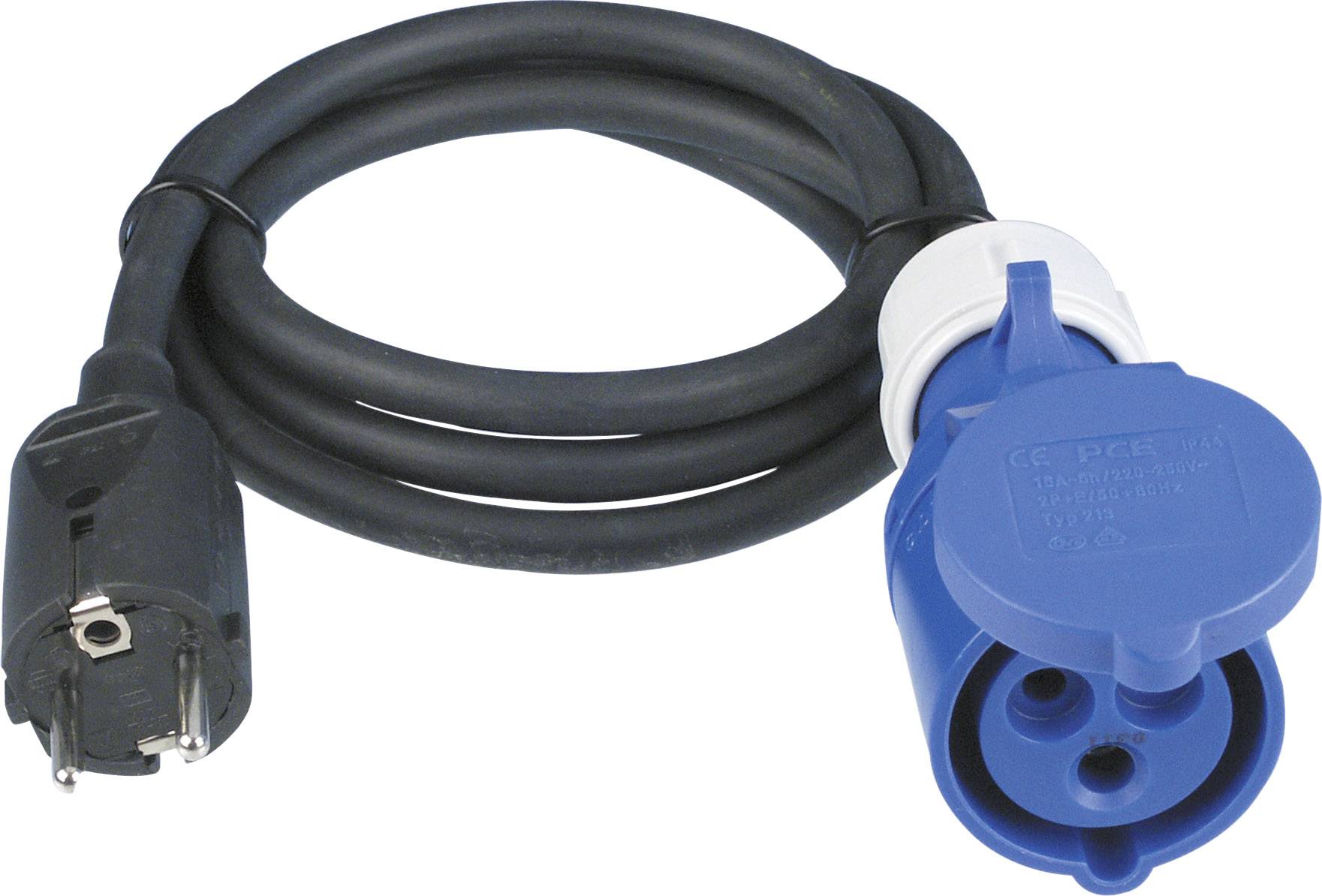 REV 0577750555 alimentation Rallonge 16 A noir 1.50 m H07RN-F 3G 1,5 mm²