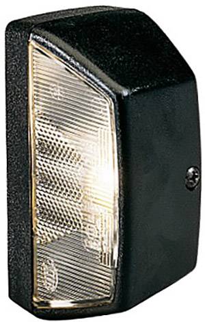 Hella Eclairage de plaque minéralogique connecteur 6.3 mm éclairage de plaque minéralogique arrière, gauche, droite 12 V, 24 V