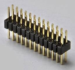 TRU COMPONENTS Barrette mâle (standard) Nbr de rangées: 2 Nombre de pôles par rangée: 20 TC-2506266