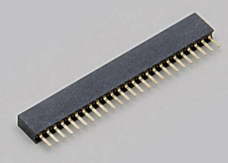 TRU COMPONENTS Barrette femelle (standard) Nbr de rangées: 1 Nombre de pôles par rangée: 6 TC-2506271