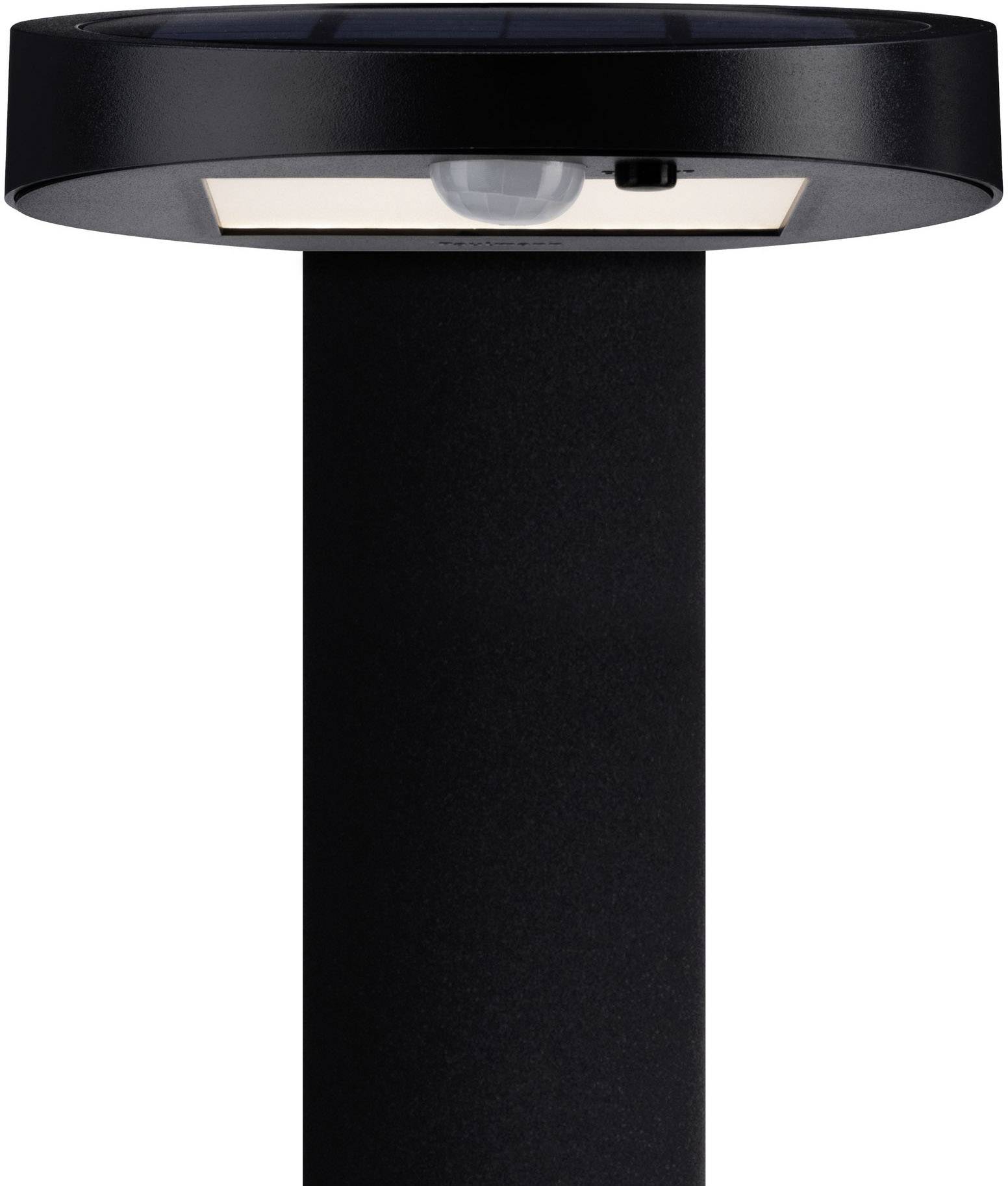Paulmann 94249 Ryse Lampadaire d'extérieur solaire avec détecteur de mouvements 1.2 W blanc chaud anthracite