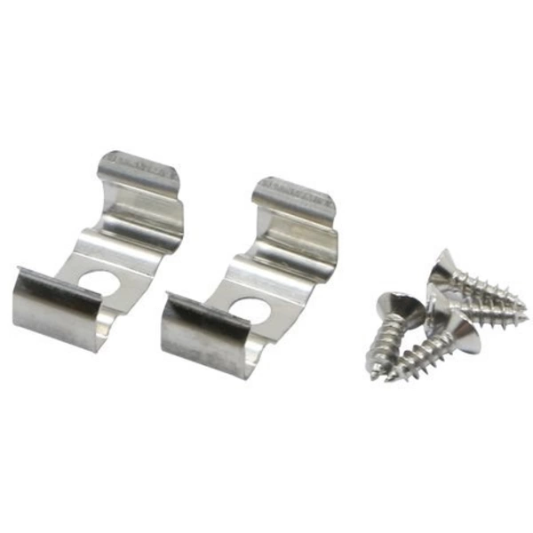 LEDmaxx LCV11 LEDconnect Clips de fixation (plats) jeu de 2 acier inoxydable LEDmaxx LCV11 LEDconnect Clips de fixation (plats) jeu de 2 acier inoxydable