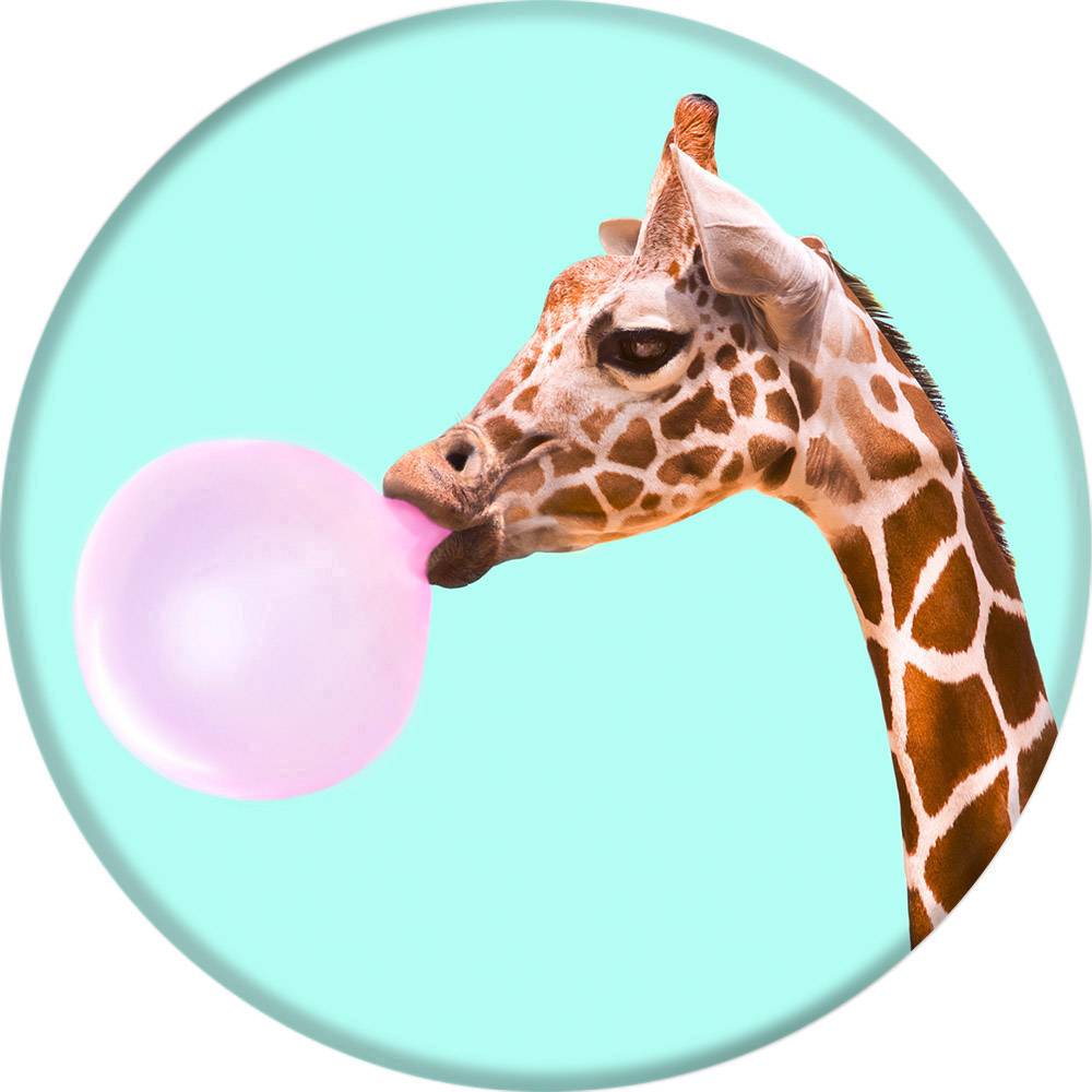 POPSOCKETS Bubblegum Giraffe Support pour téléphone portable