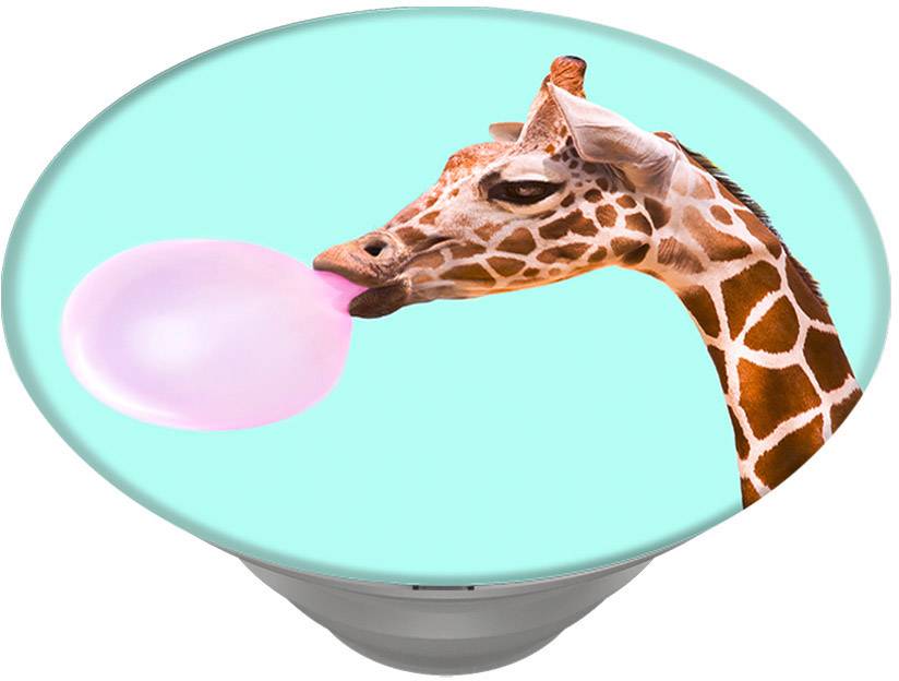 POPSOCKETS Bubblegum Giraffe Support pour téléphone portable
