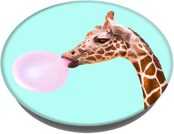 POPSOCKETS Bubblegum Giraffe Support pour téléphone portable