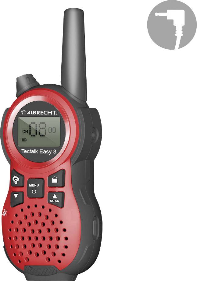Albrecht Tectalk Easy 3 29642 Talkie-walkie PMR jeu de 2