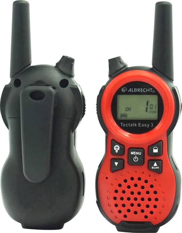 Albrecht Tectalk Easy 3 29642 Talkie-walkie PMR jeu de 2