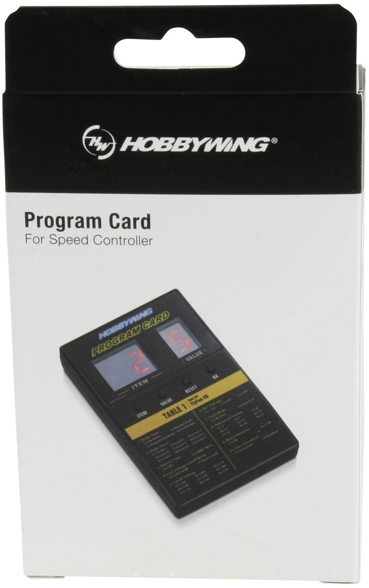 Hobbywing Boîtier de programmation Adapté pour (modèle de régulateur de modélisme): Hobbywing Xerun, Ezrun, Seaking