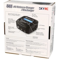SKYRC S65 Chargeur multifonction de modélisme 6 A Li-polymère, LiFePO, Li-ion, LiHV, NiMH, NiCd, plomb SKYRC S65 Chargeur multifonction de modélisme 6 A Li-polymère, LiFePO, Li-ion, LiHV, NiMH, NiCd, plomb