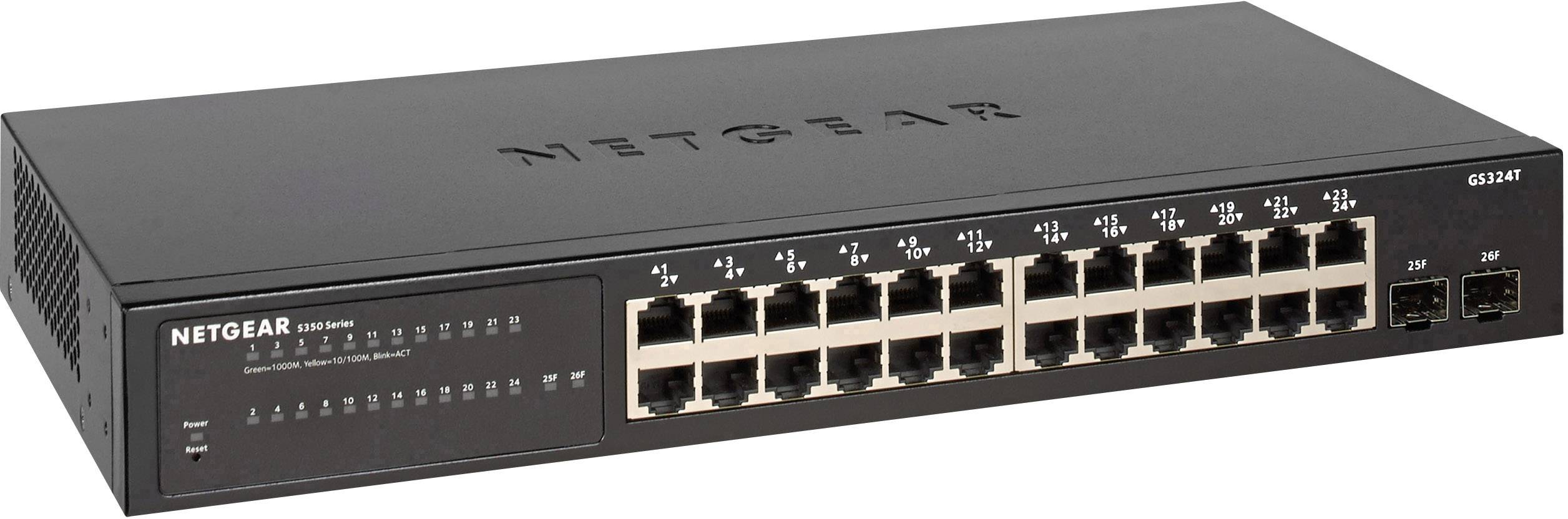Switch réseau RJ45/SFP NETGEAR GS324T-100EUS