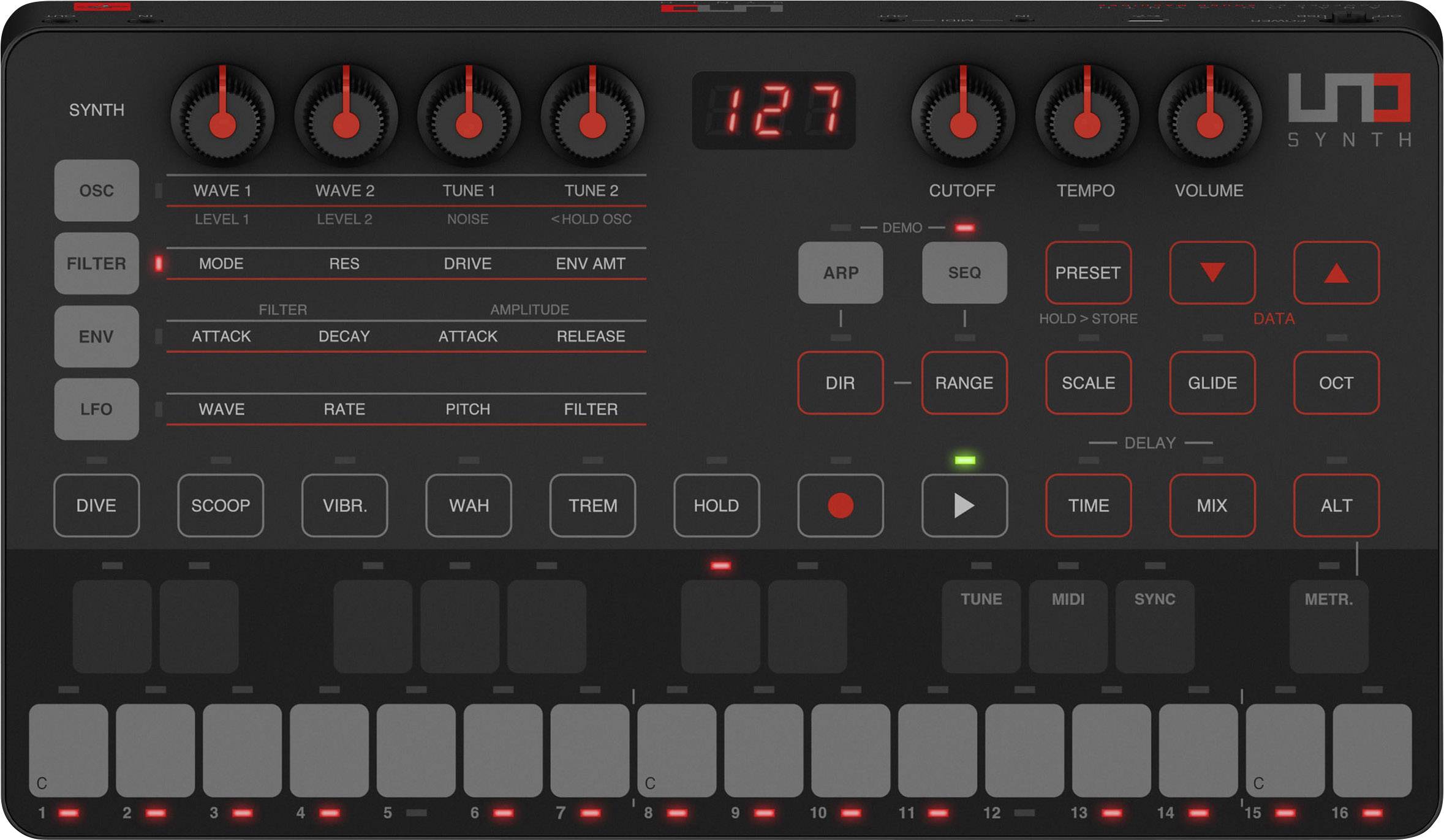 IK Multimedia Uno Synth Synthétiseur
