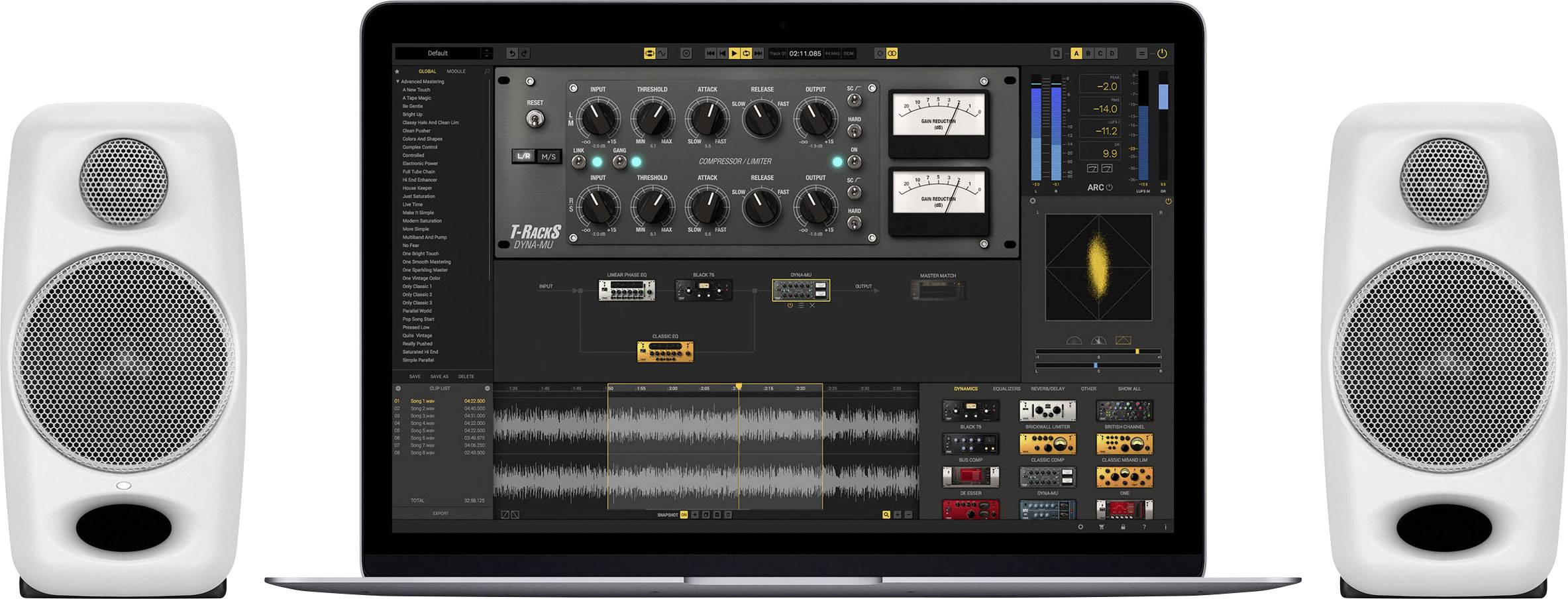 IK Multimedia iLoud Micro White Special Edition Enceinte active de moniteur 7.6 cm 3 pouces 50 W 1 paire(s)