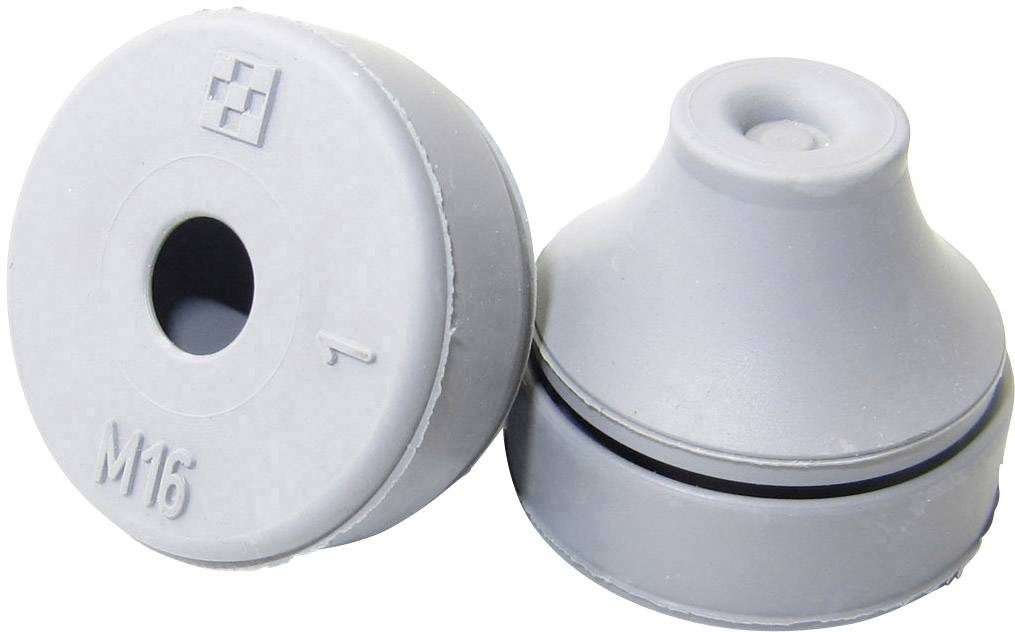 WKK ART020112 Passe-câbles Ø max. des bornes 9 mm EPDM gris-argent (RAL 7001)