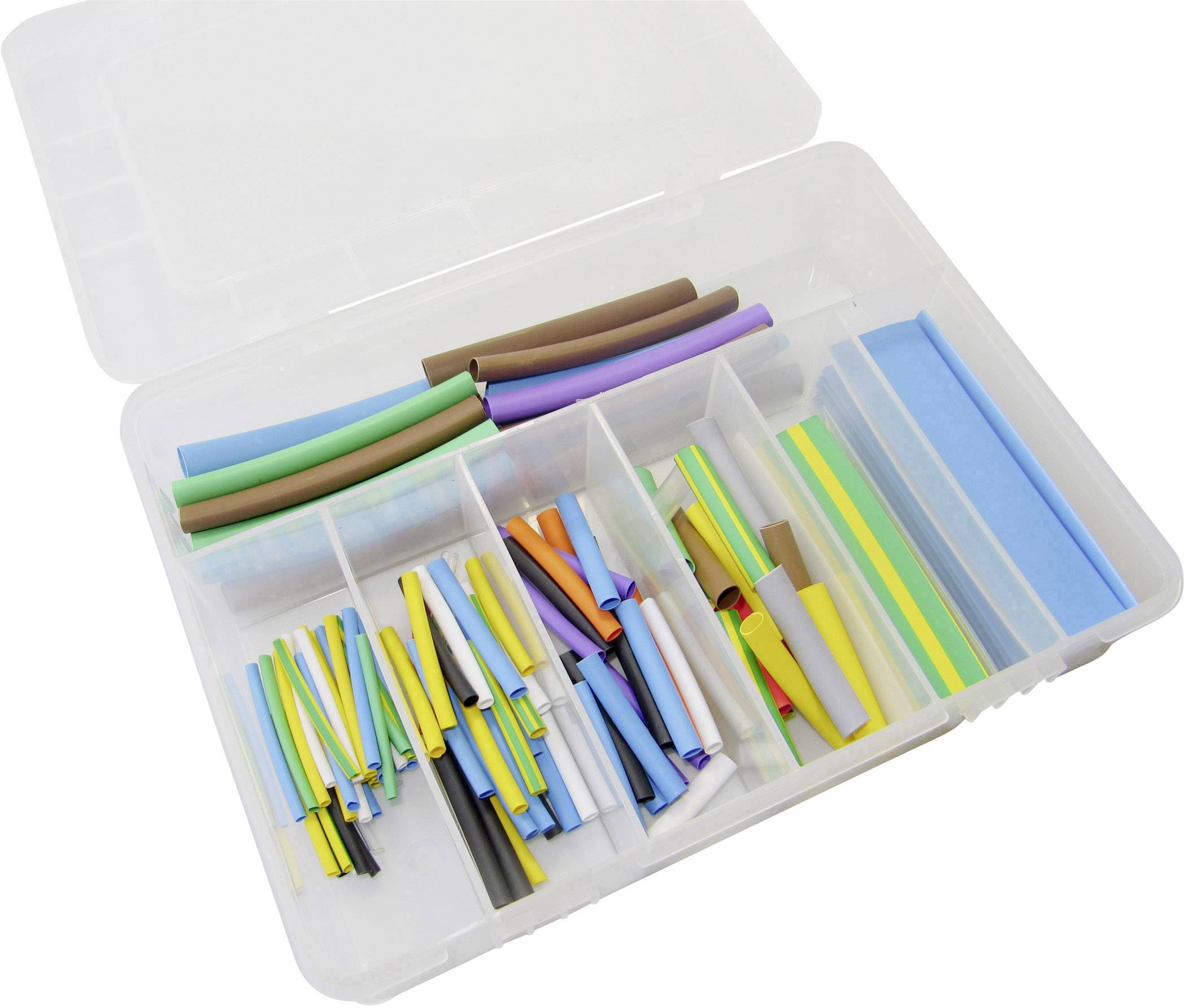 Hongshang 10194 Assortiment de gaines thermorétractables multicolore Taux de retreint:2:1 127 parties