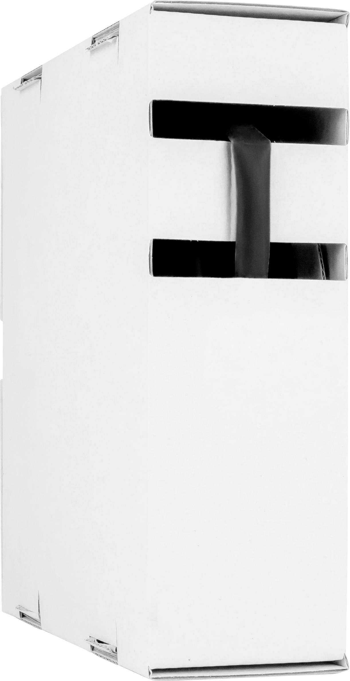 Hongshang 10318 Gaine thermorétractable avec colle noir 4.80 mm 1.60 mm Taux de retreint:3:1 3.5 m