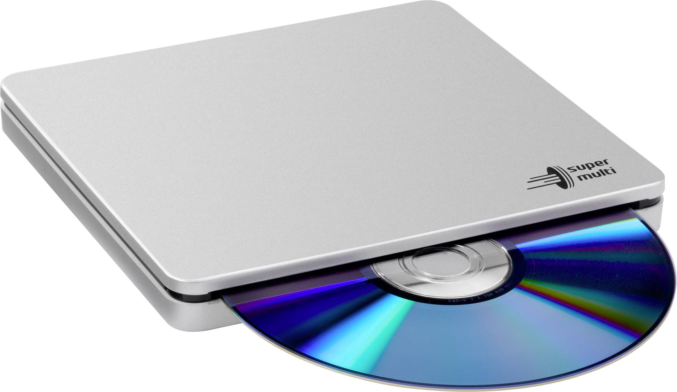 HL Data Storage GP70NS50.AHLE10B Graveur DVD externe au détail USB 2.0 argent