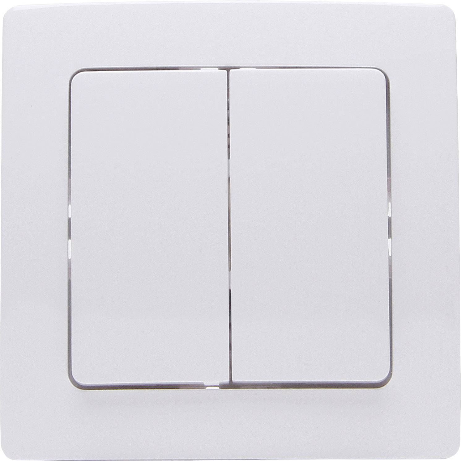 Kopp Free Control3.0 2 canaux;Interrupteur mural;Free Control 3.0;blanc arctique