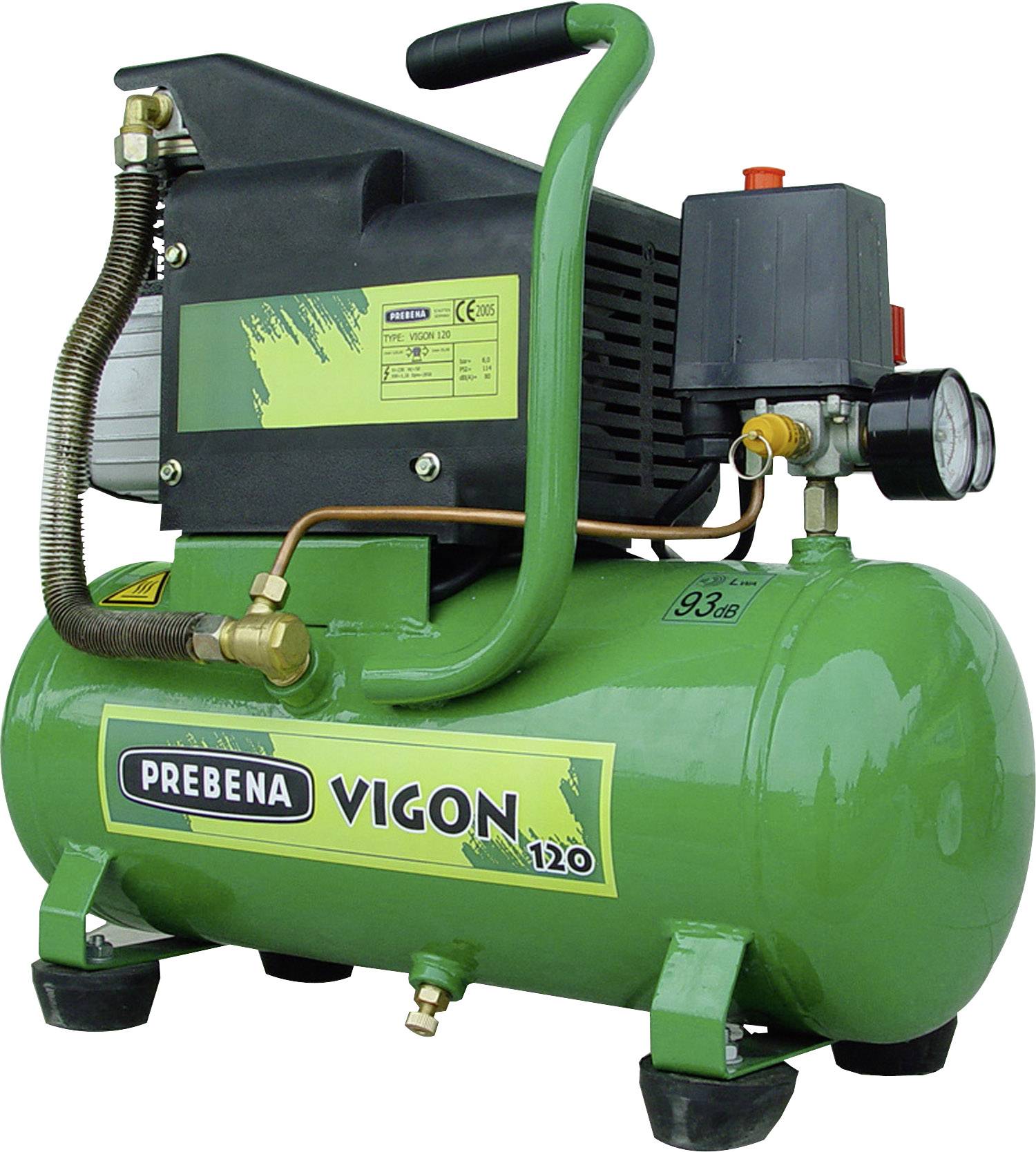 Prebena Compresseur pneumatique Vigon 120 12 l 8 bar