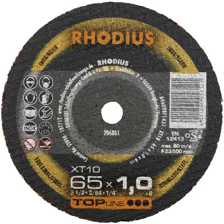 Rhodius XT10 MINI 206799 Disque à tronçonner 50 mm acier inoxydable, acier