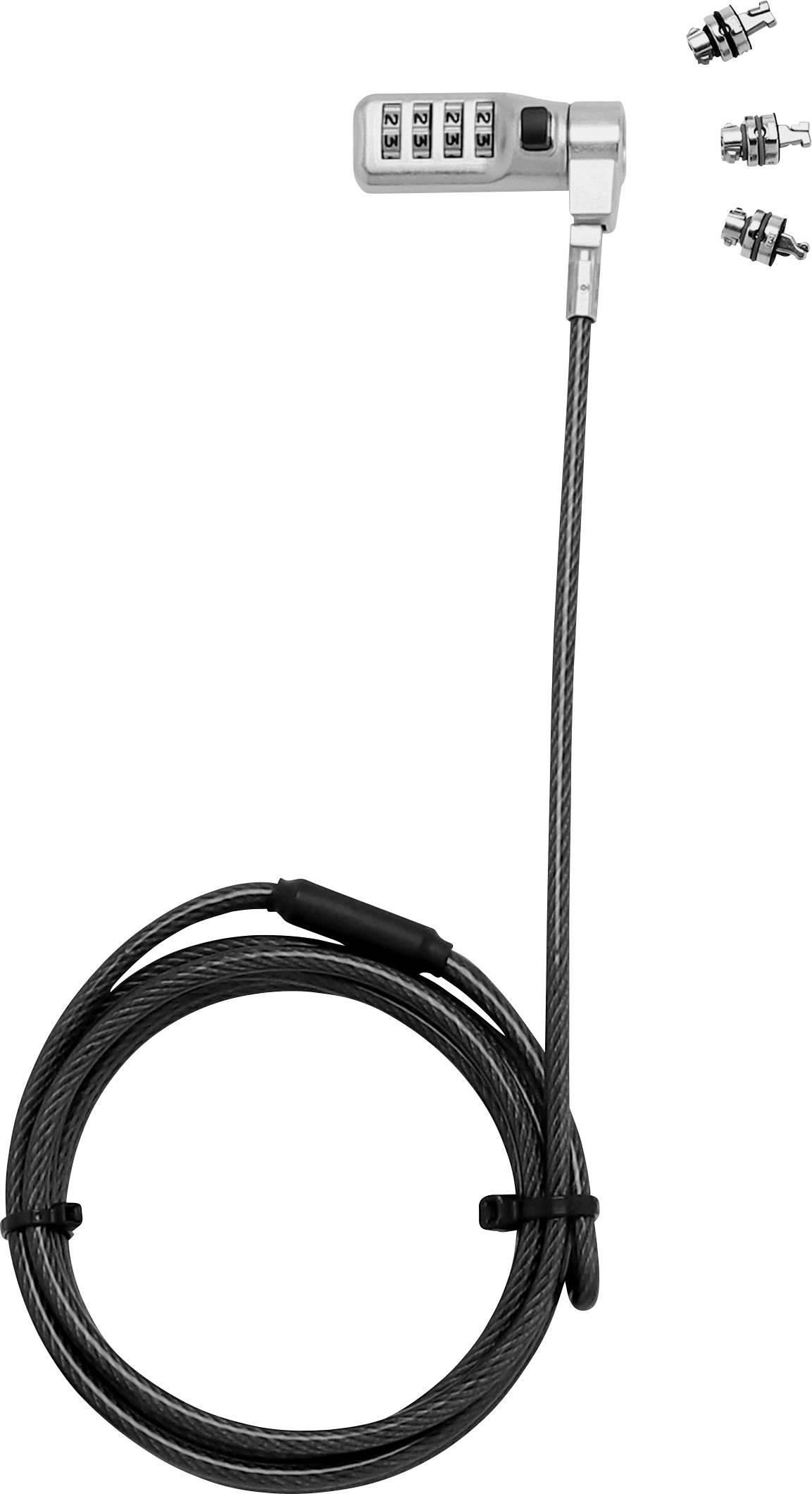 Dicota Antivol pour ordinateur portable fermeture à combinaison pour tous les netbooks/PC/moniteurs/TV ou vidéo-projecteurs