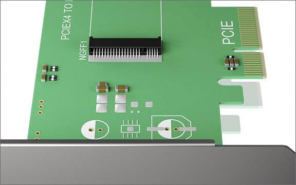 ICY BOX IB-PCI208 1 port Contrôleur M.2 PCIe x4 convient pour (SSD): M.2 PCIe NVMe SSD