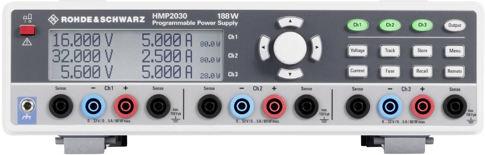 Alimentation de laboratoire réglable Rohde & Schwarz HMP2030 32 V (max.) 5 A (max.) 188 W télécommandable, programmable Nbr. de