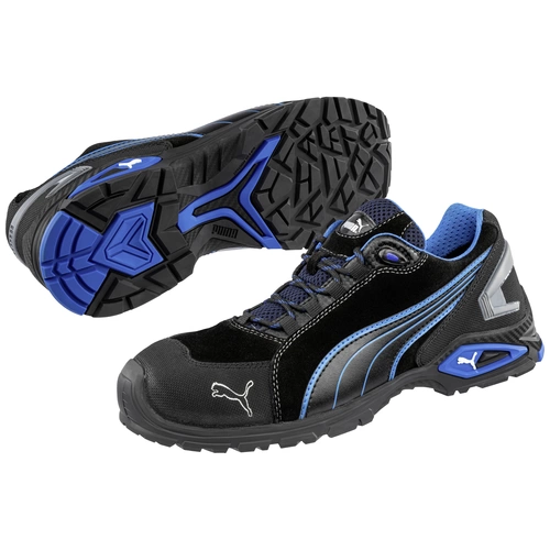 PUMA Rio Black Low 642750-42 Chaussures de sécurité S3 Pointure (EU): 42 noir, bleu 1 pc(s) PUMA Rio Black Low 642750-42 Chaussures de sécurité S3 Pointure (EU): 42 noir, bleu 1 pc(s)