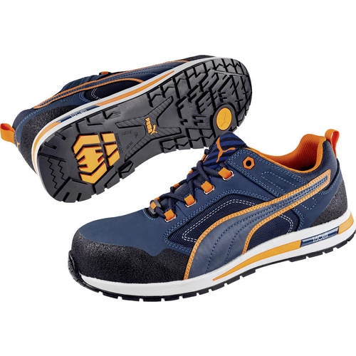 PUMA Crosstwist Low 643100-42 Chaussures de sécurité S3 Pointure (EU): 42 bleu, orange 1 pc(s) PUMA Crosstwist Low 643100-42 Chaussures de sécurité S3 Pointure (EU): 42 bleu, orange 1 pc(s)