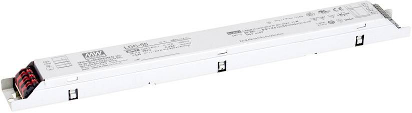 Mean Well LDC-55B Driver de LED à puissance constante 55 W 500 - 1600 mA 27 - 56 V/DC fonction dimmeur 3 en 1, montage sur des