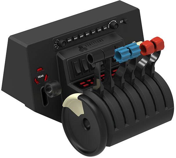 Aerosoft Honeycomb Bravo Throttle Quadrant contrôleur pour simulateur de vol USB PC noir
