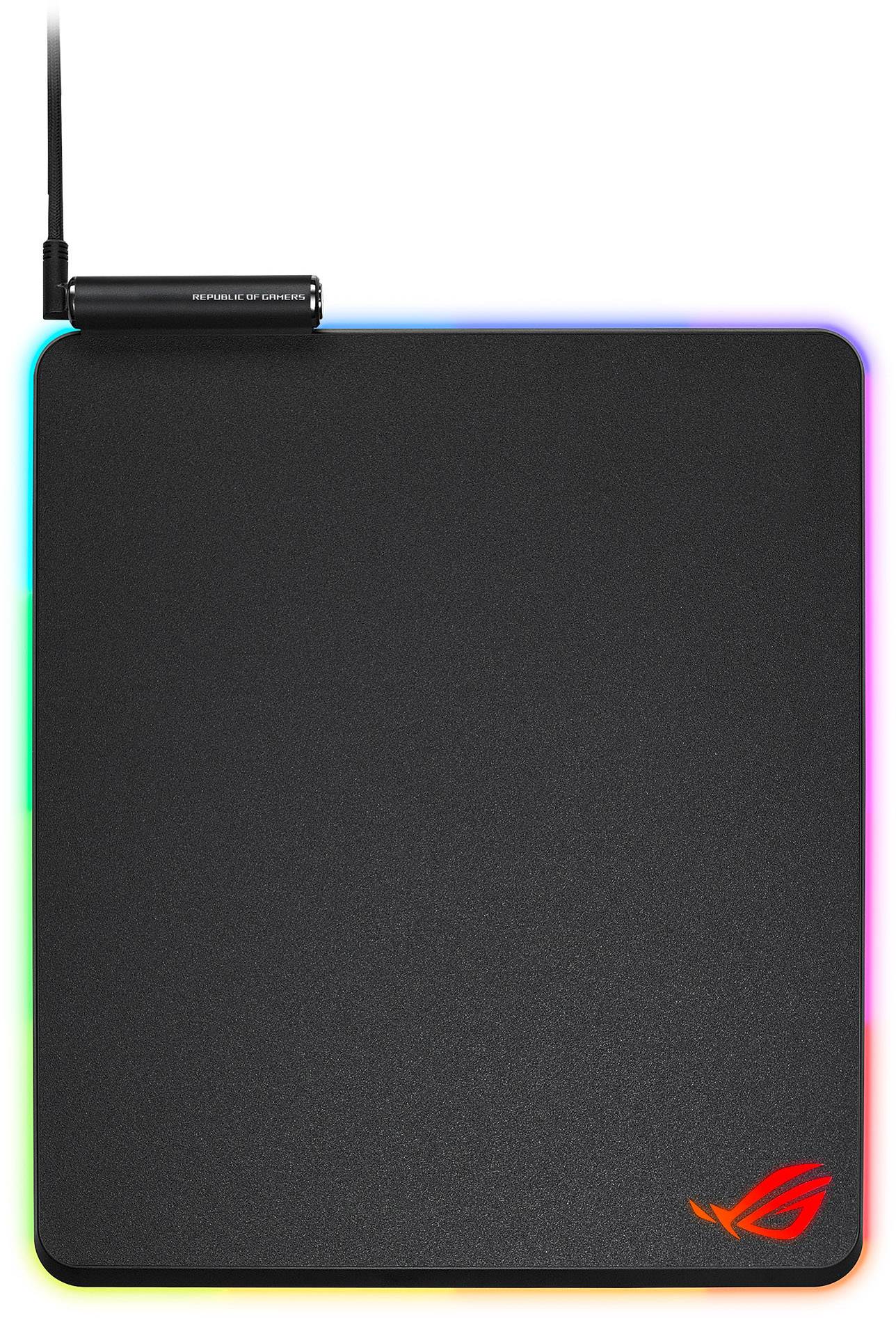 Tapis de souris de gaming Asus ROG Balteus éclairé noir, RVB