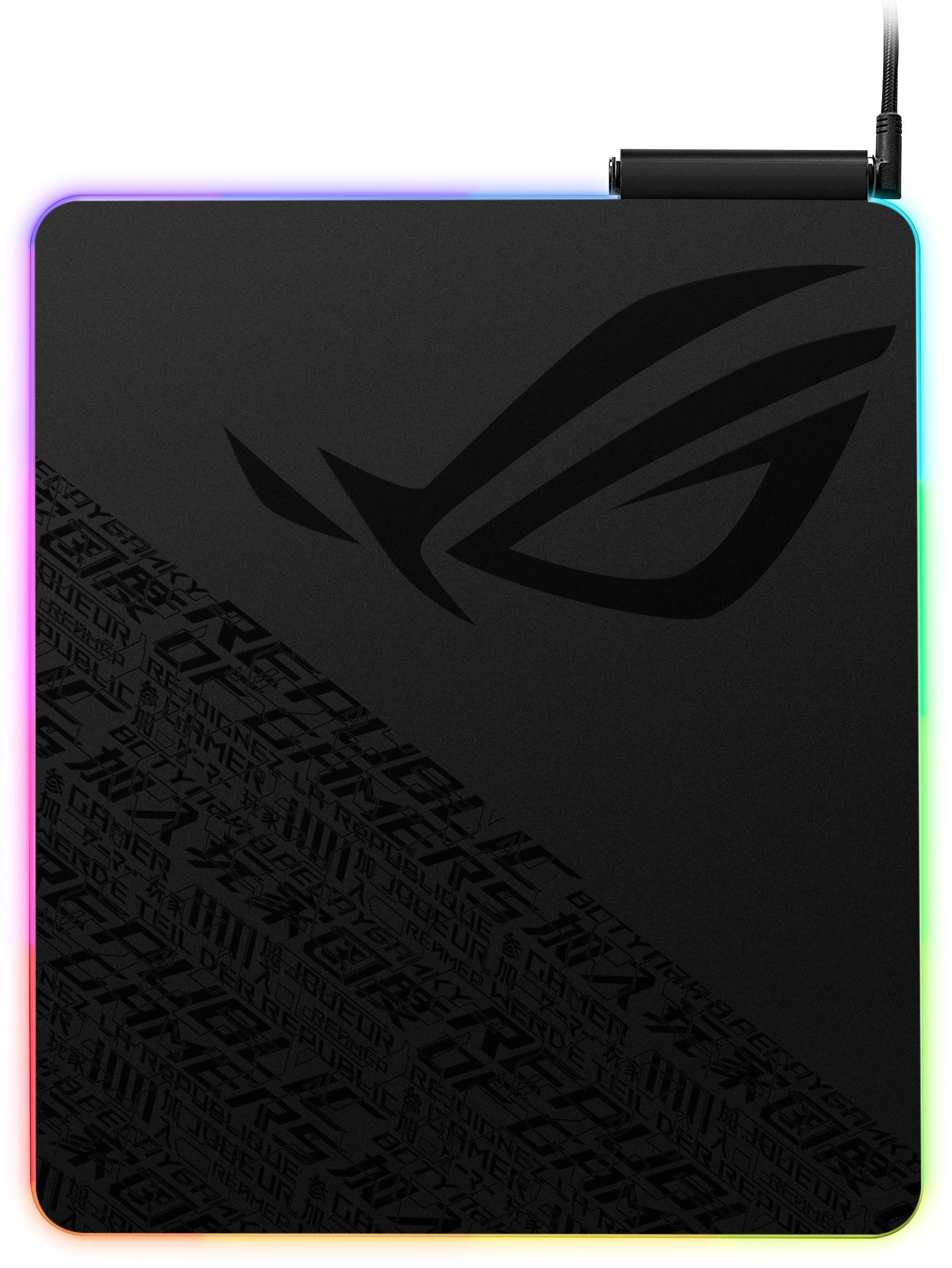 Tapis de souris de gaming Asus ROG Balteus éclairé noir, RVB