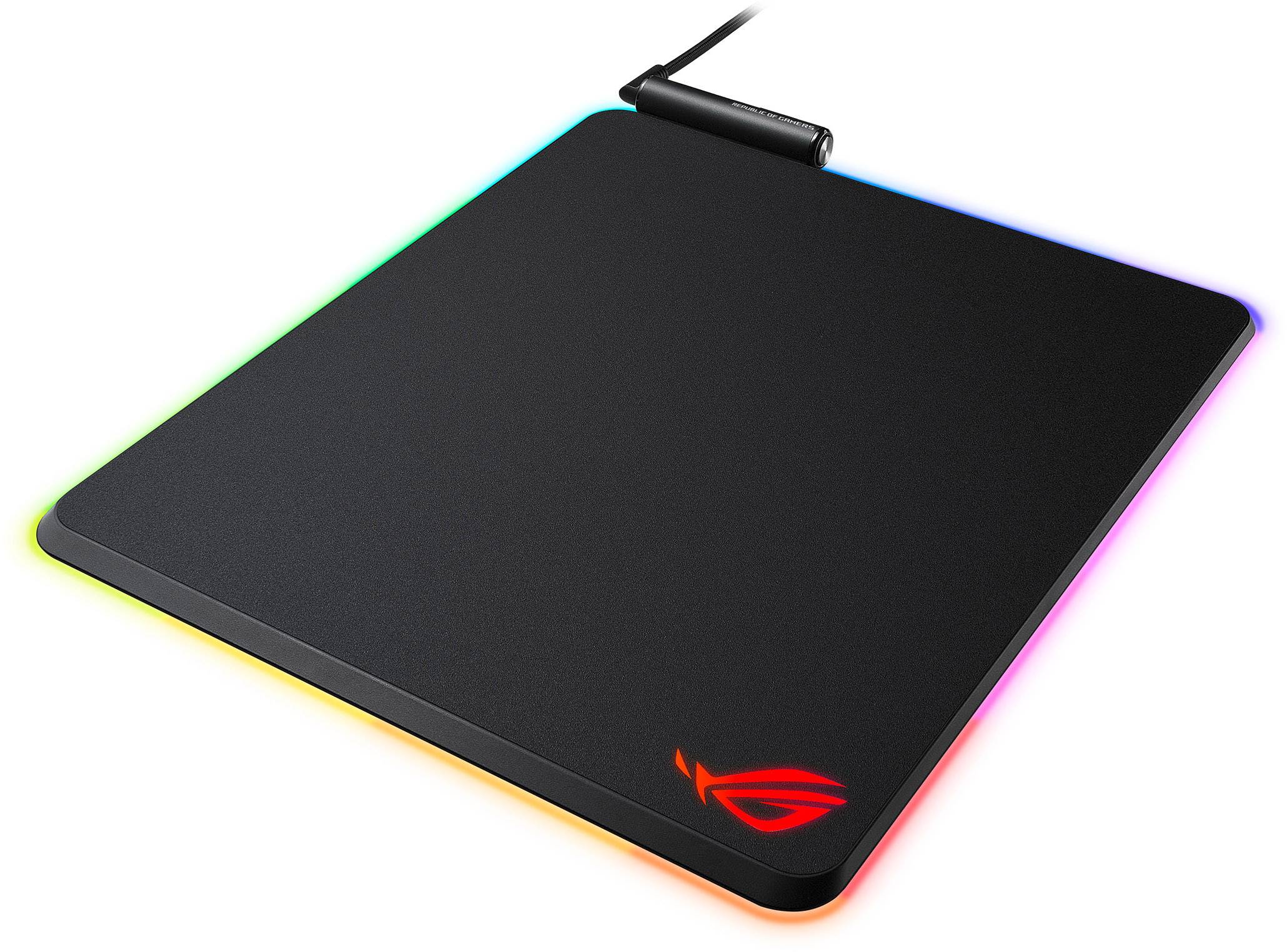 Tapis de souris de gaming Asus ROG Balteus éclairé noir, RVB
