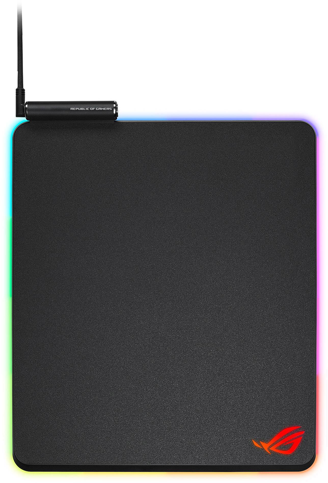 Tapis de souris de gaming Asus ROG Balteus éclairé noir, RVB