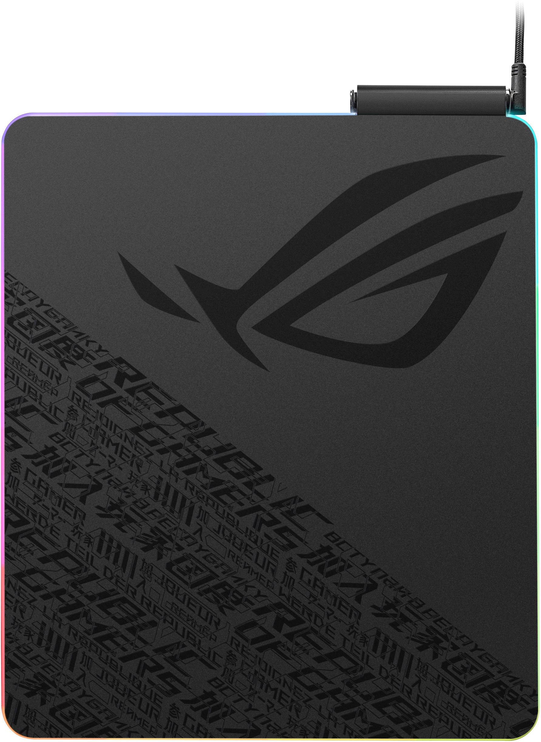 Tapis de souris de gaming Asus ROG Balteus éclairé noir, RVB