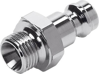 Raccord métallique fileté avec manchon lisse, utilisé pour assembler de manière sécurisée des tuyaux dans les installations industrielles.